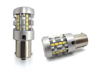 żarówka LED P21W BA15S 12-24V bez błędu 2600lm Nowość mocna biała