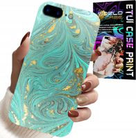 ETUI DO IPHONE ( 7 PLUS ) - MARMURKOWE WZORY + SZKŁO HARTOWANE