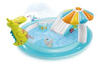 Wesoły Aligator plac zabaw zjeżdżalnia 201x170x84 cm INTEX 57165