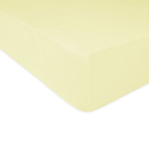 Prześcieradło frotte z gumką 200x220 kolor krem na Arena.pl