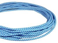 Przewód w oplocie syntetycznym kolor ZIC-ZAC BIAŁO-NIEBIESKI 2*0,75 OM