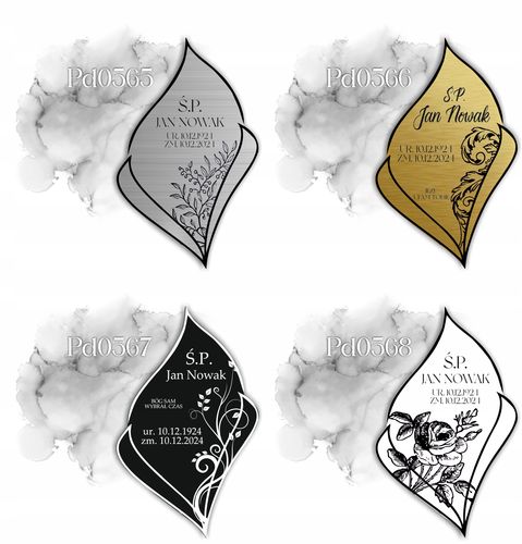 Nagrobkowa Nagrobna Tabliczka tablica Spersonalizowany Grawer Wysoka Jakość na Arena.pl