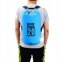 PLECAK WODOODPORNY OCEAN PACK DRY BAG TORBA 20L NIEBIESKA