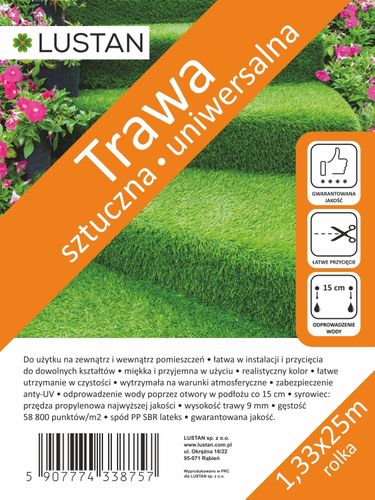 sztuczna trawa edge , szer. - 1.33 mb - 25 mb - wyc tr/e1.3 na Arena.pl