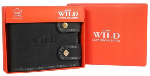 duży, skórzany portfel męski z systemem rfid - always wild na Arena.pl