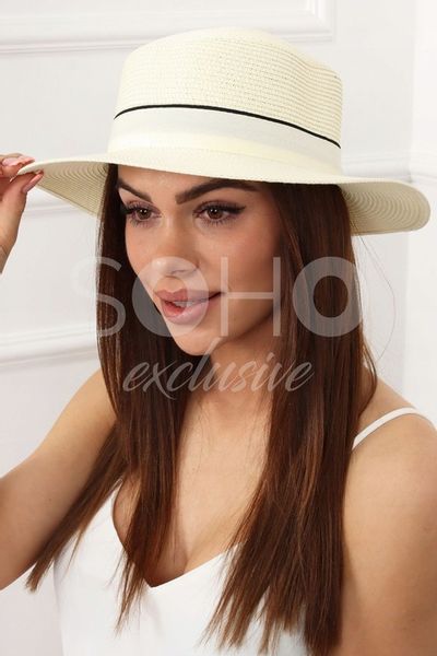 KAPELUSZ SŁOMKOWY LETNI PLAŻOWY MODNY KOBIECY DAMSKI KOBIECY KOLORY 2370 zdjęcie 2