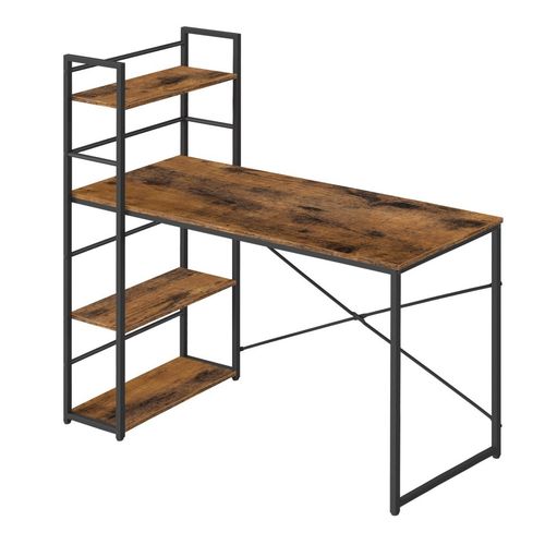 Biurko Komputerowe MAX 4.0 - rustykalne / nogi czarne na Arena.pl