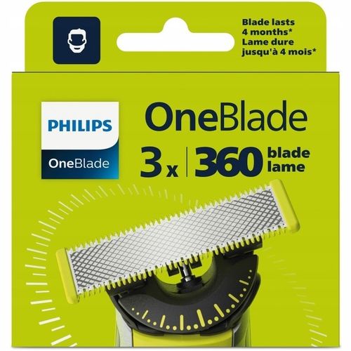 Ostrza wymienne do golarki Philips OneBlade 360 3 szt QP430/50 na Arena.pl