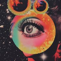 Plakat 100x100cm Oko w Kosmosie