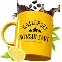 Złoty Kubek Premium Dla Konsultanta Prezent Z Nadrukiem Ze Zdjęciem