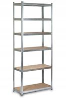 Regał magazynowy metalowy 180 x 90 x 40 cm max 175 kg na półkę