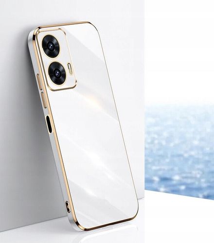 ETUI GLAMOUR GOLD CASE PLATING do MOTOROLA MOTO G85 5G +SZKŁO HARTOWANE na Arena.pl