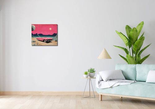 Obraz 50x40cm Kabriolet W Kosmosie na Arena.pl