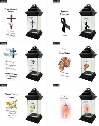 LAMPION ZNICZ KAPLICZKA z grawerem dla MAMY na Arena.pl