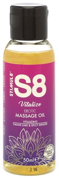 Olejek Do Masażu - S8 Erotic Massage Oil Vitalize zdjęcie 1