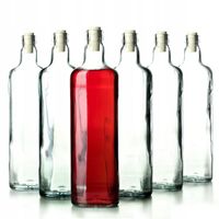 6x KADAX Butelka 700ml Na Wino Nalewki +Korek fi21