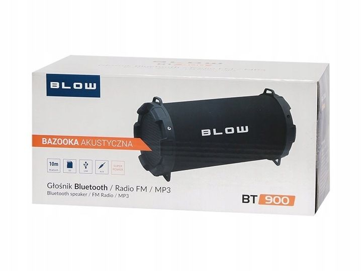 Głośnik Bluetooth BAZOOKA BLOW BT900 / Alkotest w zestawie ! zdjęcie 3