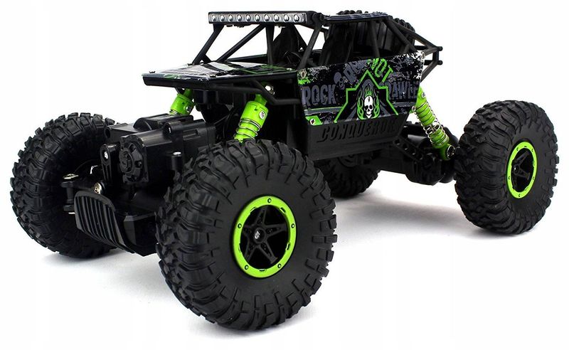 Auto Zdalnie Sterowane 1:18 Zielone zdjęcie 3