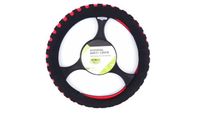 Pokrowiec na kierownice PIANKA CZARNO CZERWONY roz M , 37-39cm