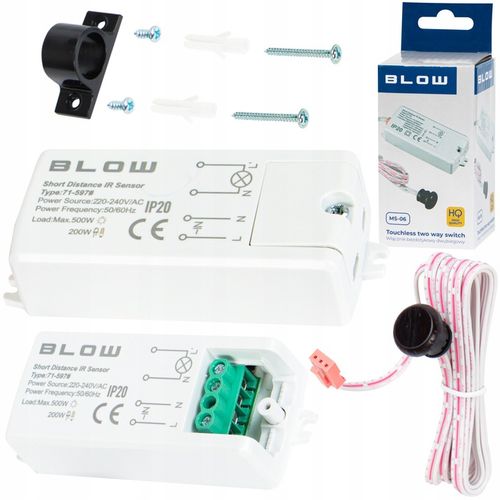 WŁĄCZNIK BEZDOTYKOWY DWUBIEGOWY MEBLOWY DO LED CZUJNIK RUCHU NA na Arena.pl