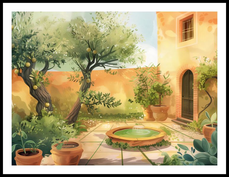 Plakat 80x60cm Słoneczny Dzień zdjęcie 3