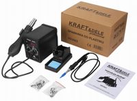 KRAFTDELE SPAWARKA DO PLASTIKU STACJA LUTOWNICZA + AKCESORIA KD3463