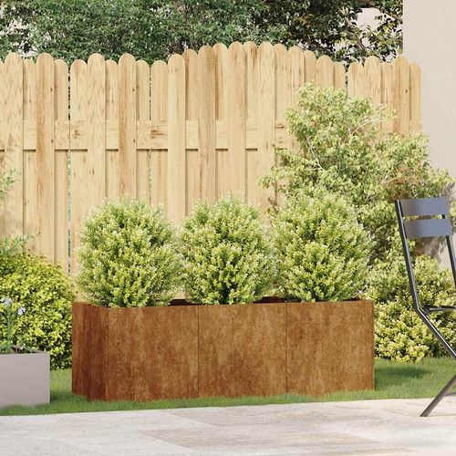 Doniczka Rusty 120x40x40 cm Stal nierdzewna na Arena.pl