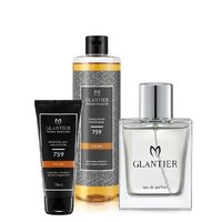 Glantier 759 Zestaw męski: Perfumy + olejek + krem
