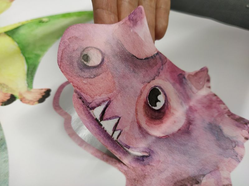 NAKLEJKI zestaw DINOZAURY  na ścianę do pokoju dziecka M zdjęcie 4