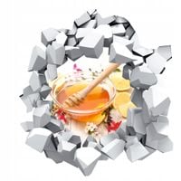 Naklejka samoprzylepna 3D efekt miód kuchnia HIT!