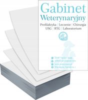 Ulotki A5 1000szt reklamowe firmowe duży wybór wzorów GABINET WETERYNARYJNY