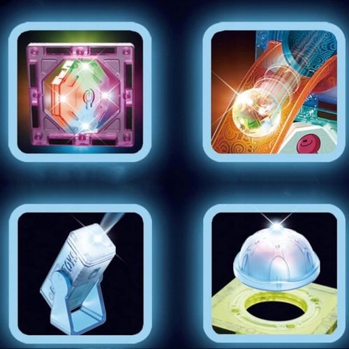 KLOCKI MAGNETYCZNE KONSTRUKCYJNE EDUKACYJNE ZESTAW 110EL PANELE 3D ŚWIECĄCY na Arena.pl