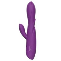 wibrator ze specjalną końcówką na łechtaczkę. dwa silniki do podwójnej