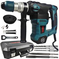MŁOTOWIERTARKA UDAROWA MŁOT UDAROWY SDS+ WIERTARKA 2800W 6J ZESTAW