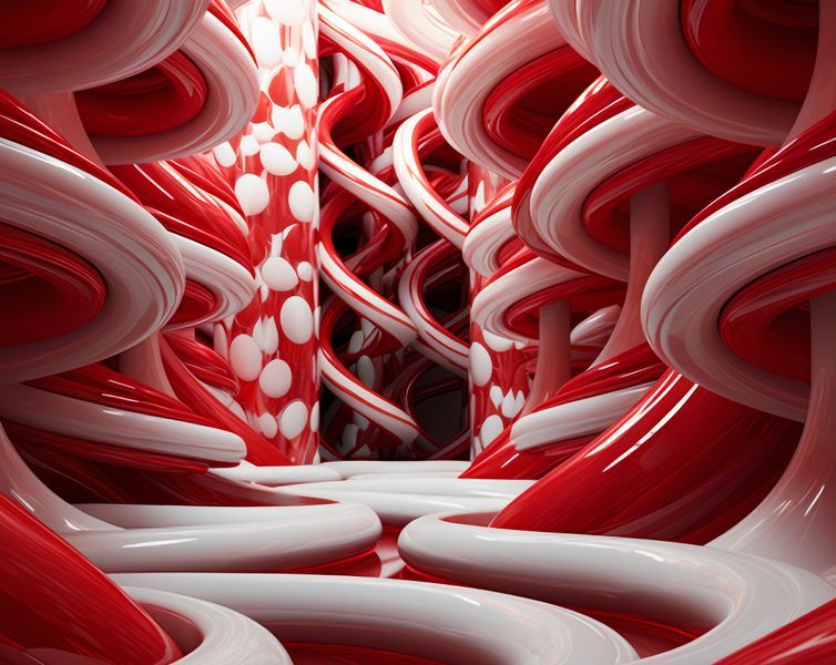 Plakat 76x60,5cm Czerwone Wiry zdjęcie 1