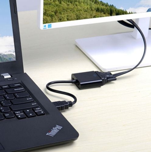 Konwerter z HDMI Interlook H-V1B-20 czarny na Arena.pl