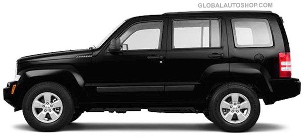 JEEP LIBERTY - Listwy CHROM na drzwi boczne dekoracyjne chromowane zdjęcie 2