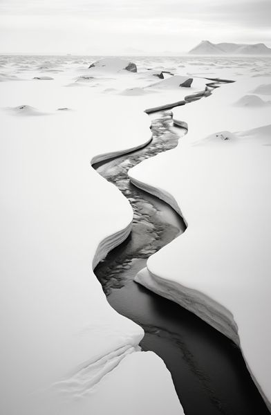 Plakat 53x81cm Szczeliny Mrozu zdjęcie 1