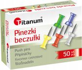 BECZUŁKI PINEZKI tablicowe 50 SZTUK x 10 opakowań HASTA PINEZKI biurowe