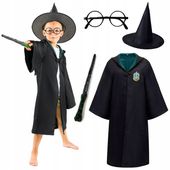 Kostium Harry Potter czarny 134 karnawał