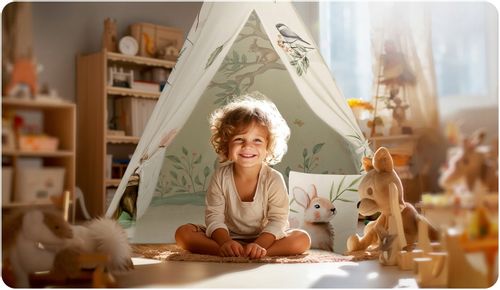 namiot tipi poliestrowy Króliczek MAŁPISZON na Arena.pl