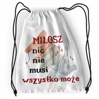 Plecak Dla Miłosza Sportowy Szkolny Worek Torba Z Nadrukiem Ze Zdjęciem