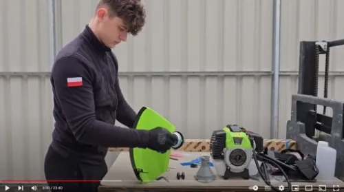 KOSA SPALINOWA podkaszarka wykaszarka kosiarka trawy MAJSTER Polska PRO na Arena.pl