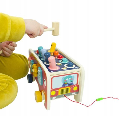 LT301 WBIJAK SŁOŃ DREWNIANY MONTESSORI KOSTKA EDUKACYJNA na Arena.pl