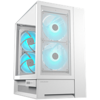 cougar omnyx pc case, mid tower, white
