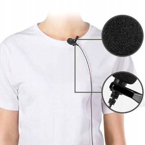 Mikrofon krawatowy z klipsem do telefonu USB-C uniwersalny mikrofon na Arena.pl