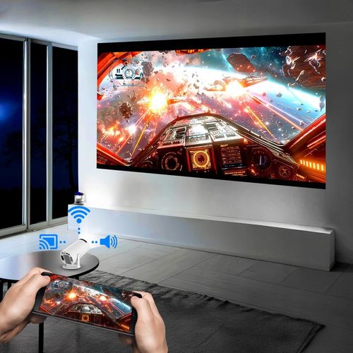 Projektor ANDROID rzutnik 4K WIFI PRZENOŚNY SMART FULL HD HY300 PRO na Arena.pl