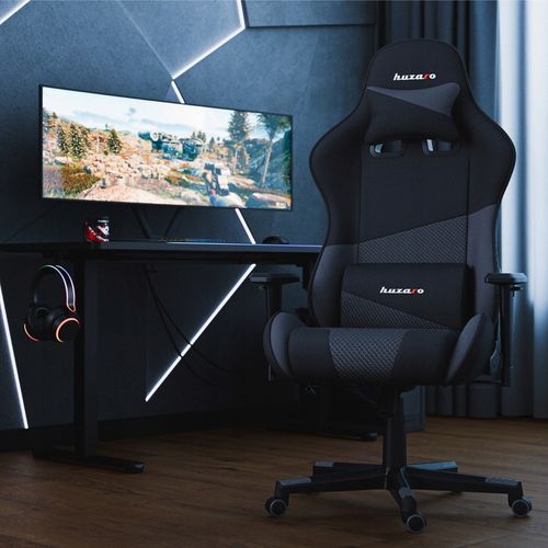 Fotel Gamingowy Obrotowy Gracza HUZARO Force 6.2 Grey Mesh na Arena.pl