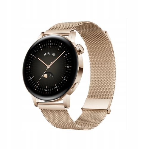 Złoty Smartwatch HUAWEI Watch GT 3 42mm Elegant na Arena.pl