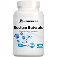HERKULES Sodium Butyrate 100caps MAŚLAN SODU ŁAGODZI IBS UKŁAD POKARMOWY